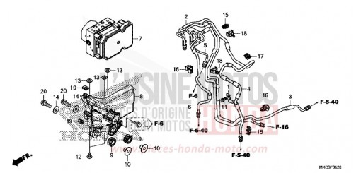 MODULATEUR ABS GL1800J de 2018